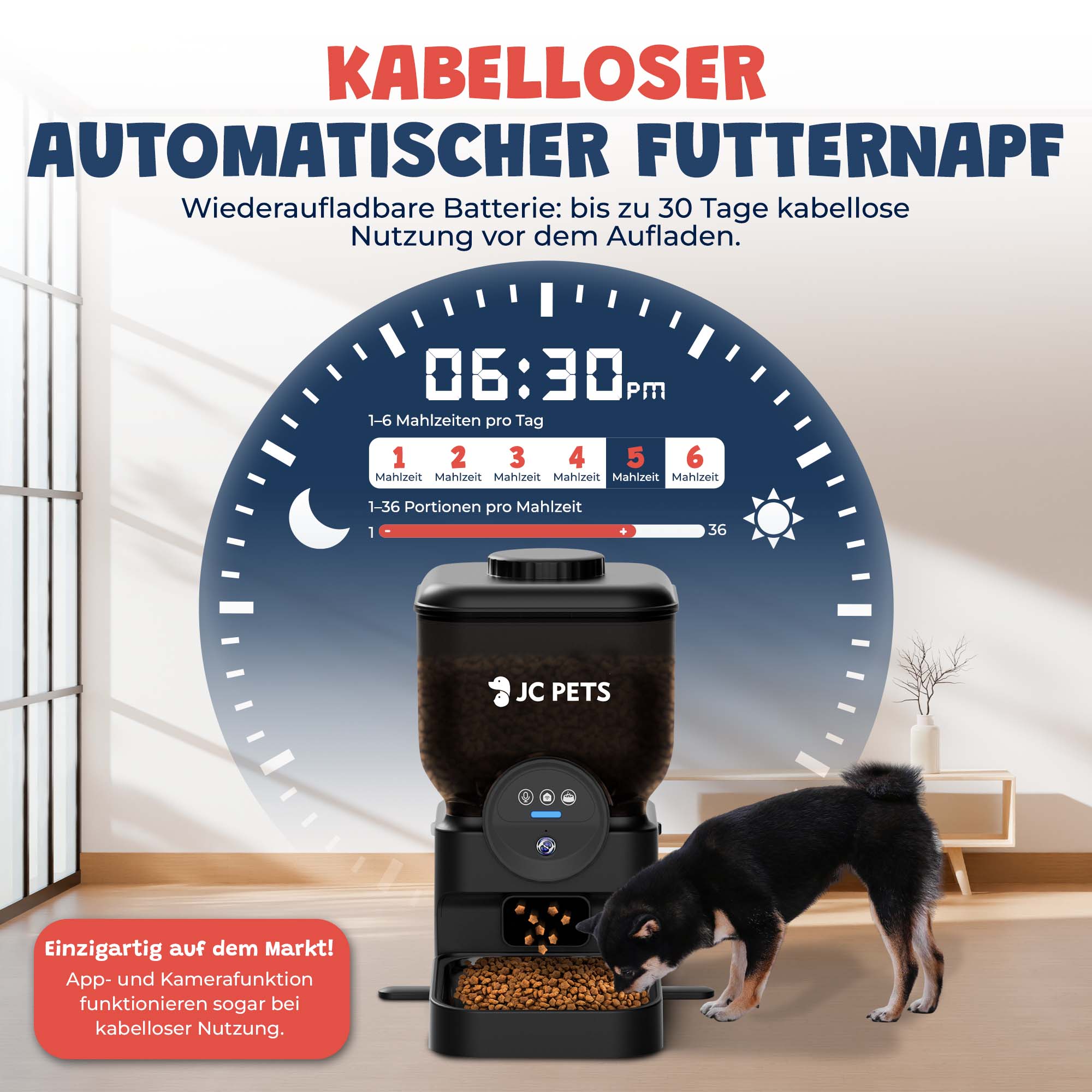 Futterautomat Katze Kabellos