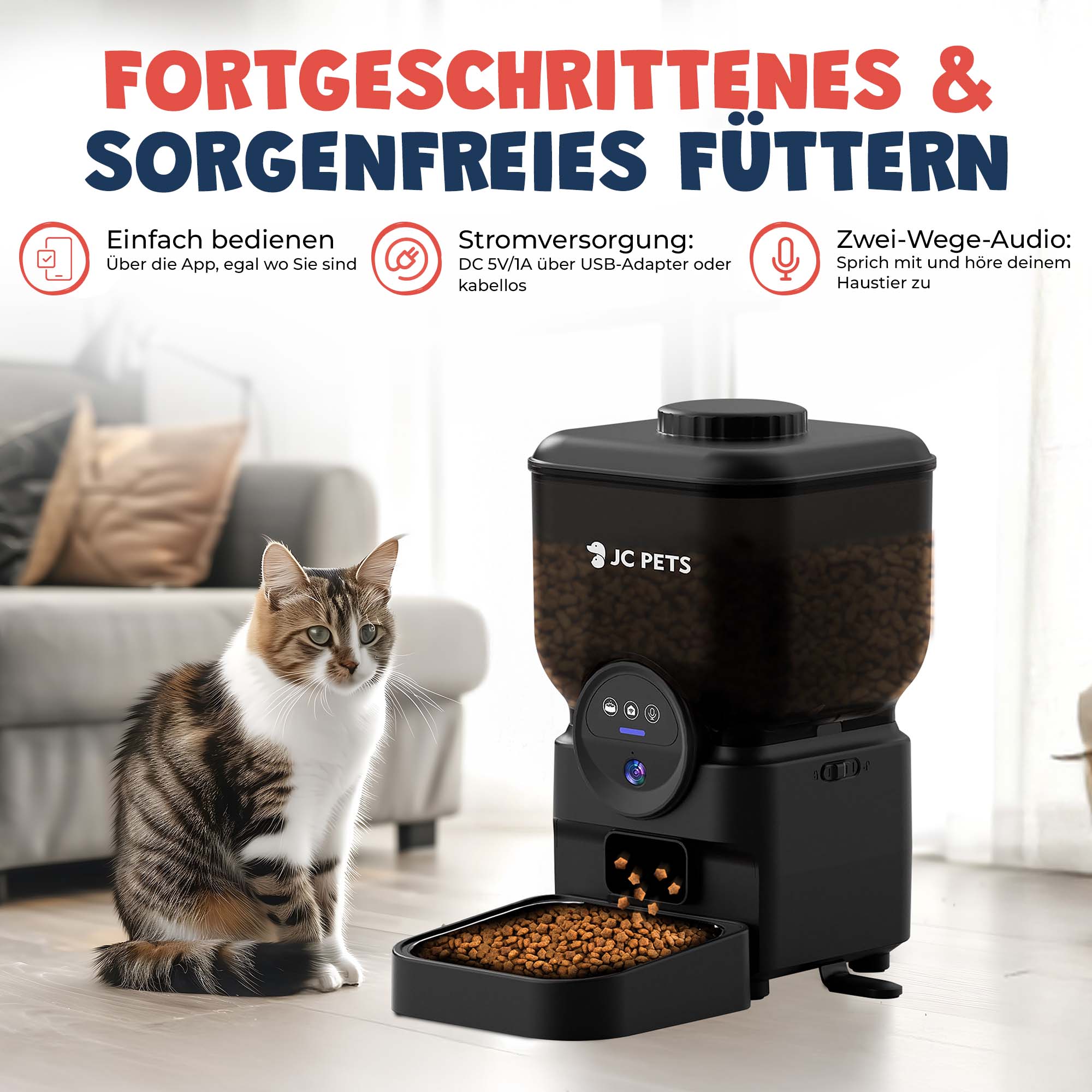 Futterautomat Katze Kabellos