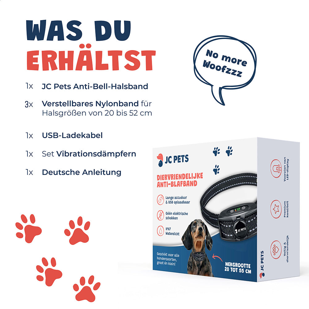 Anti-bell-halsband aufladbar