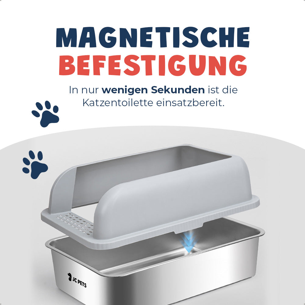 Katzenklo aus Edelstahl