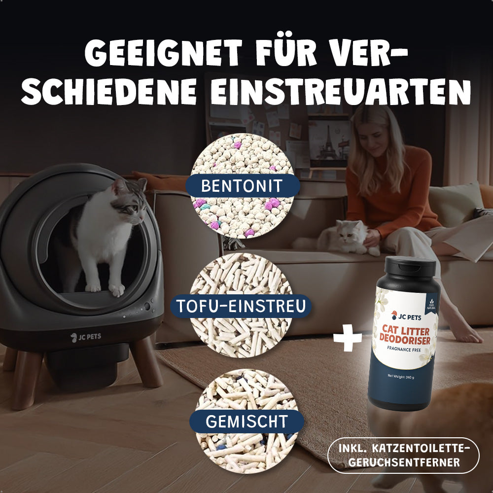 Selbstreinigende Katzentoilette