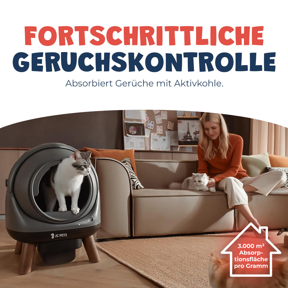 Katzentoiletten Geruchsneutralisierer mit Aktivkohle