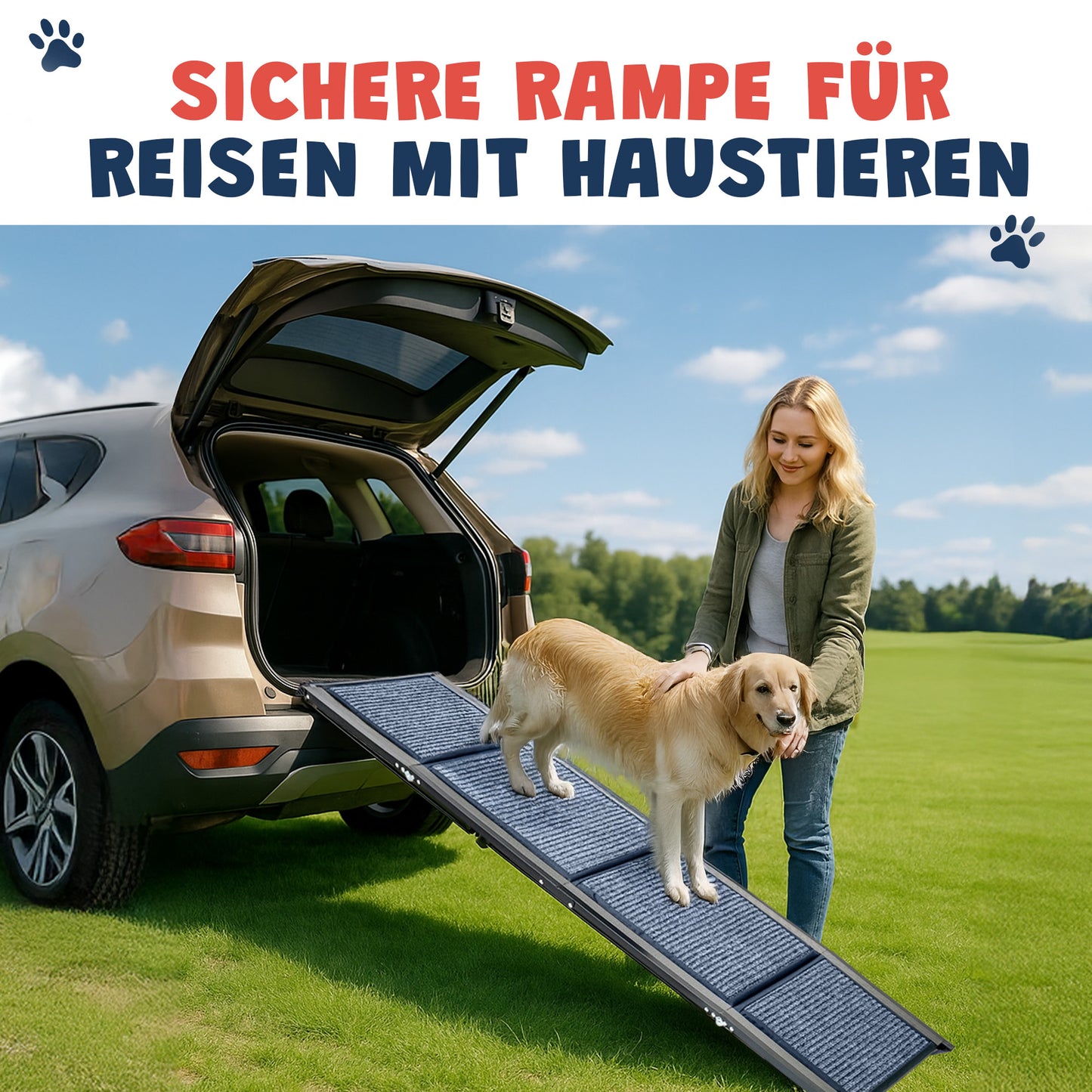 Hunderampe Klappbar