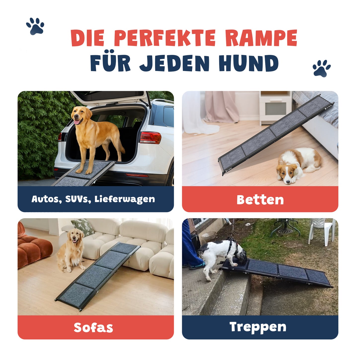 Hunderampe Klappbar