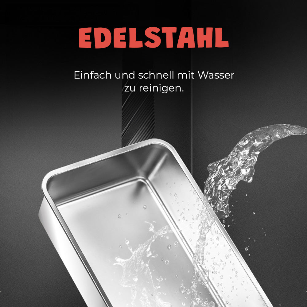 Katzenklo aus Edelstahl