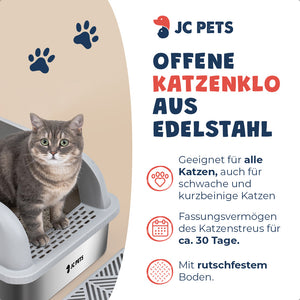 Katzenklo aus Edelstahl