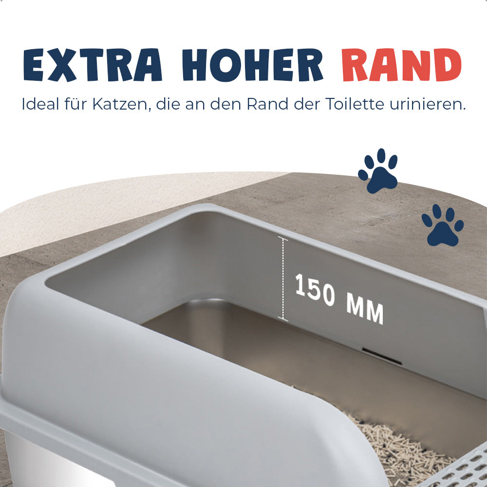 Katzenklo aus Edelstahl