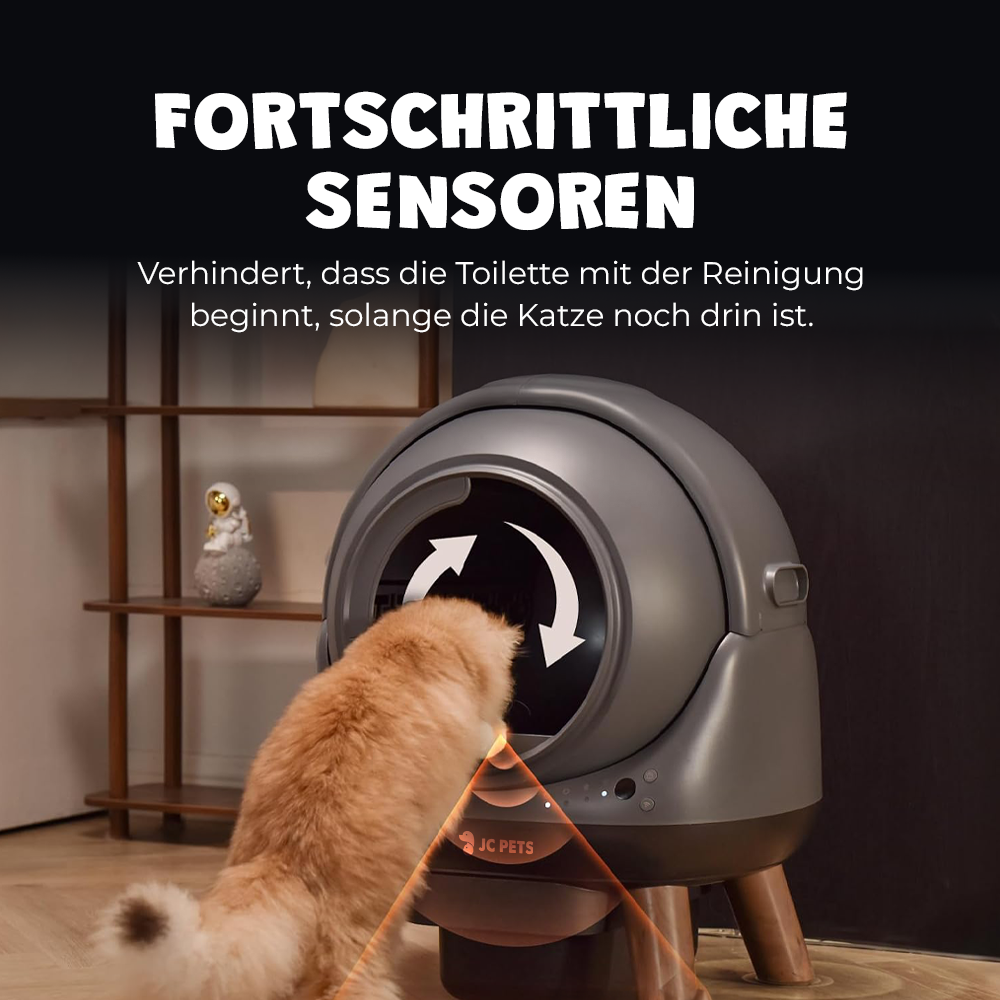 Selbstreinigende Katzentoilette