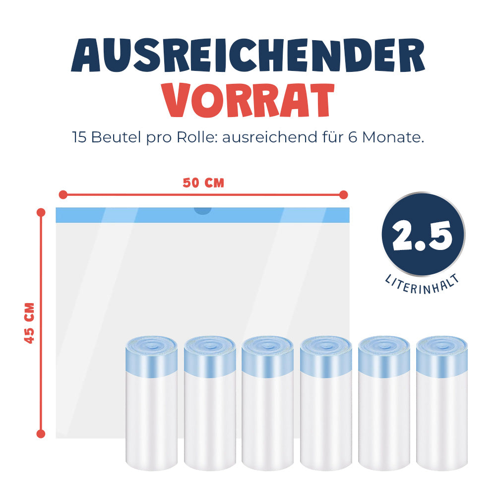 Selbstreinigende Katzentoilette Müllbeutel