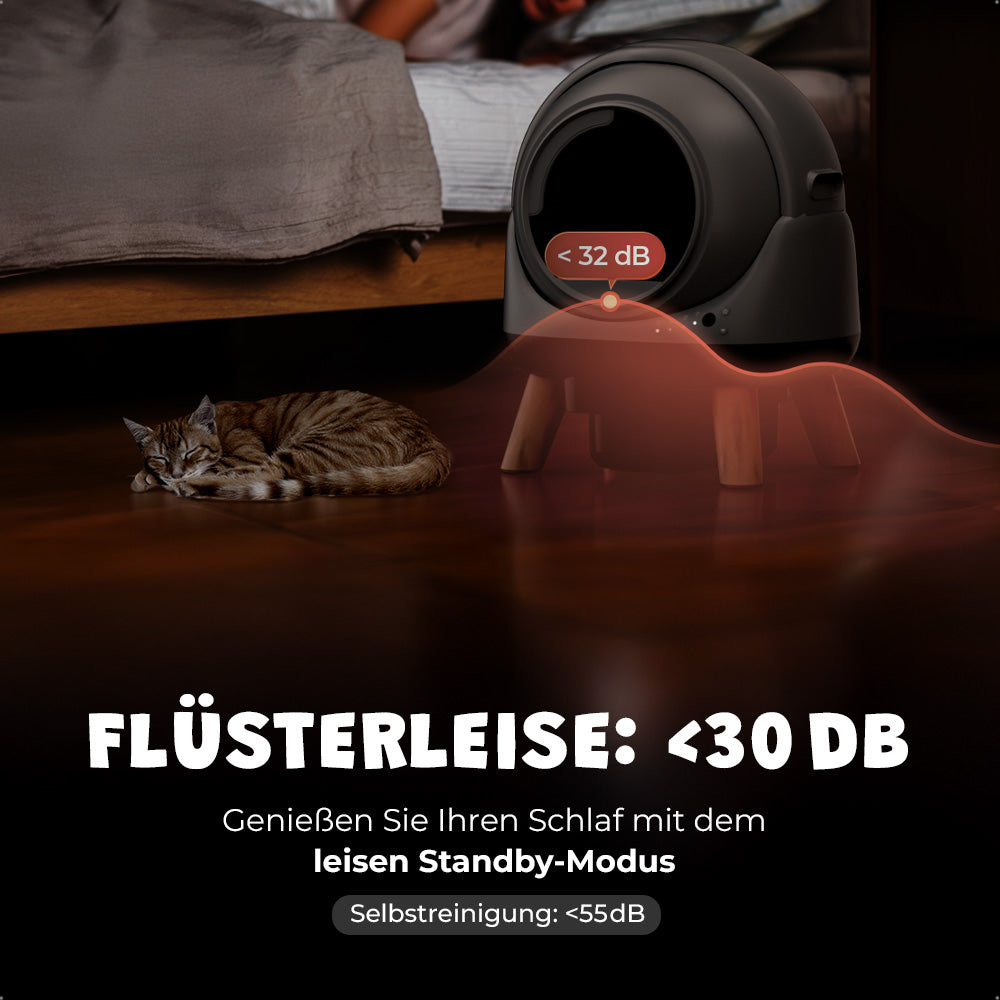 Selbstreinigende Katzentoilette