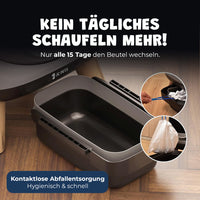 Selbstreinigende Katzentoilette